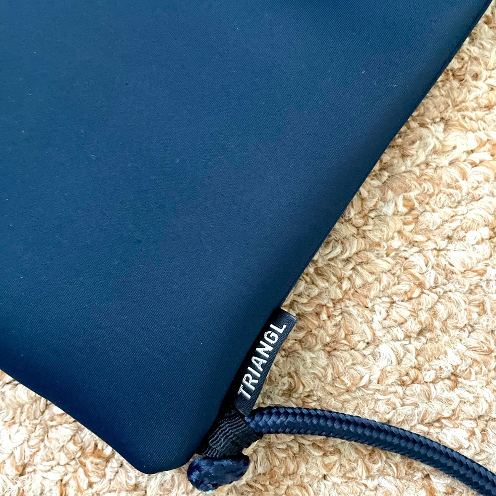 Triangl Swimsuit Bag in Navy Blue